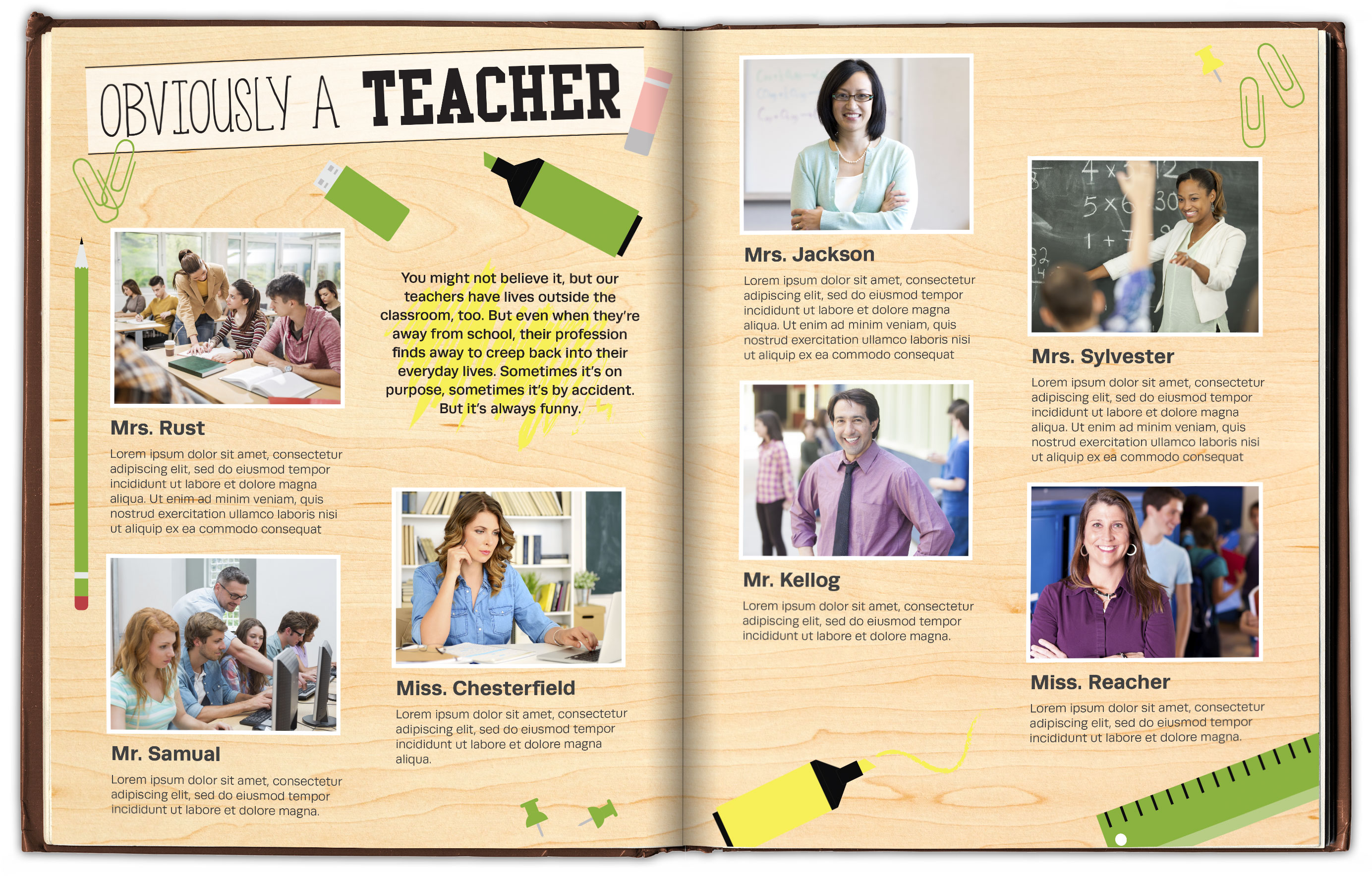 Fresh Ideas for Yearbook Spreads Highlighting Your Teachers